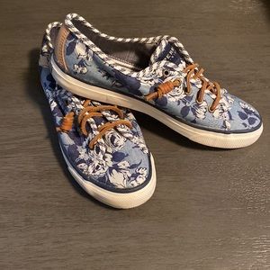 Floral Sperry Boat Shoes